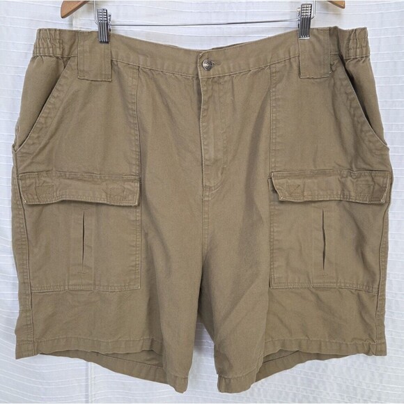 Boulder Creek Cargo Short Rugged Outdoor Khaki Tan Men's 48 - SEE DESC - Picture 9 of 10